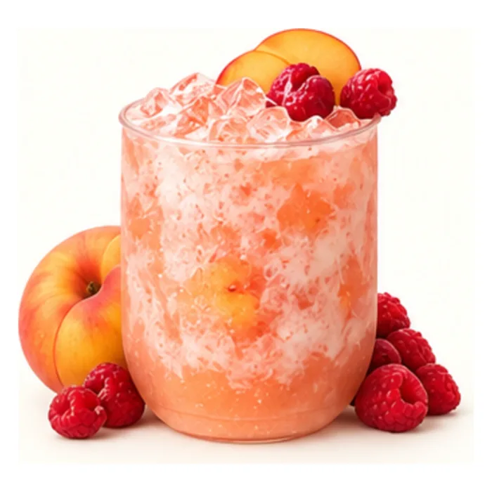 Peach Dusk mocktail